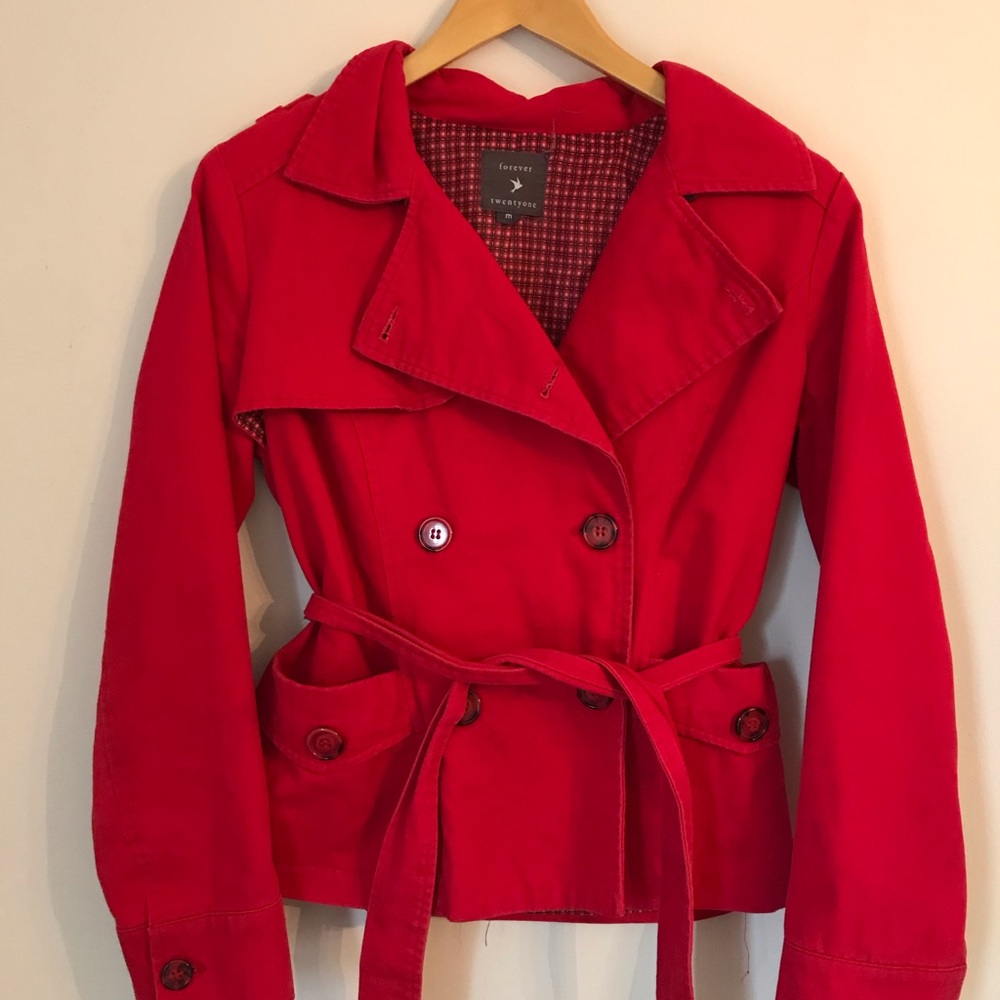 Red tailored jacket - Picture 4 of 6